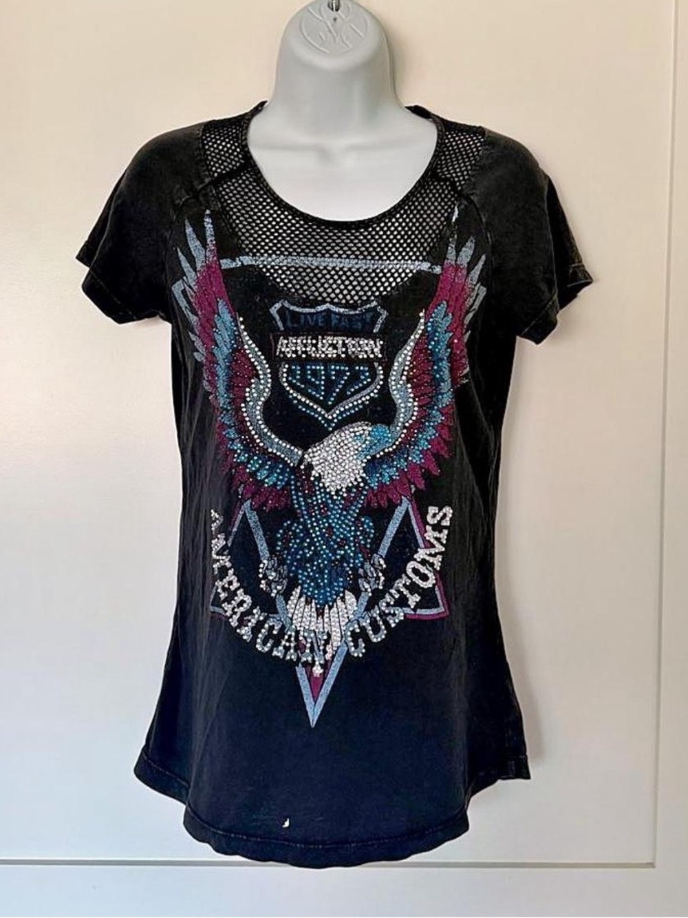 Affliction High Beams AW11519 Short Sleeve tee small